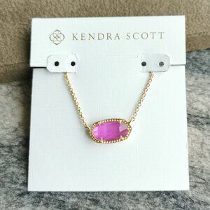 Kendra Scott Gold Azalea Illusion Elisa Pendant Necklace NEW